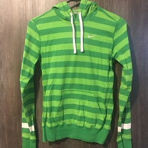 Striped Nike Hooded Sweatshirt